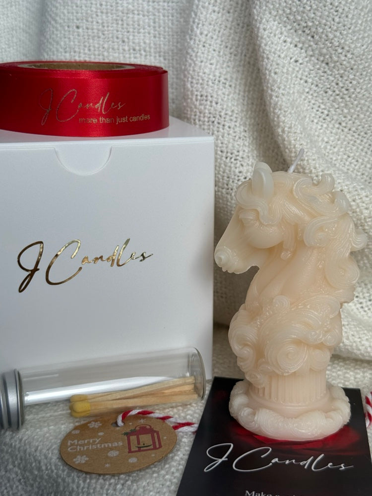 2026 new year horse candle — 100% soy wax | festive home decor | christmas gift