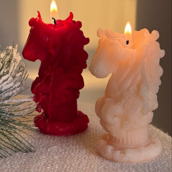 2026 new year horse candle — 100% soy wax | festive home decor | christmas gift