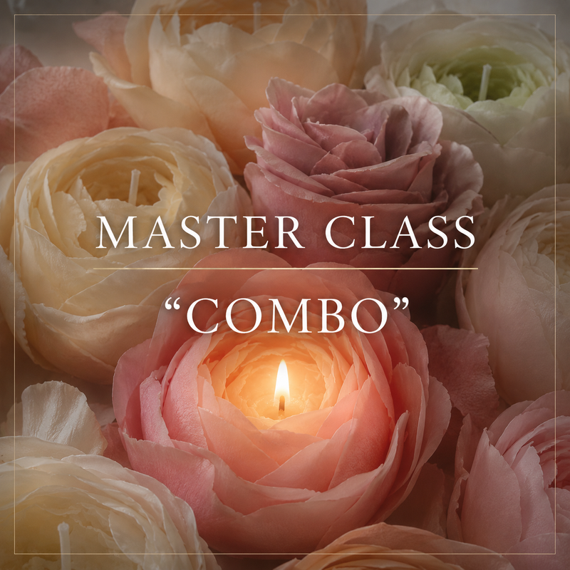 Masterclass COMBO (candle-flower + candle flower on a stem + candle flower dahlia + marketing)