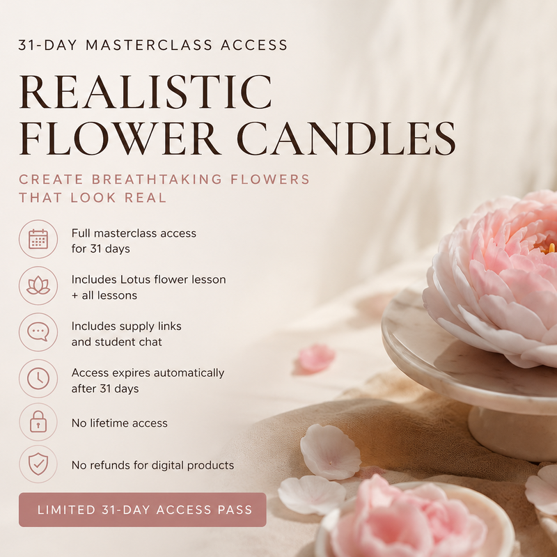 Realistic Flower Candles — 31 Day Access Pass