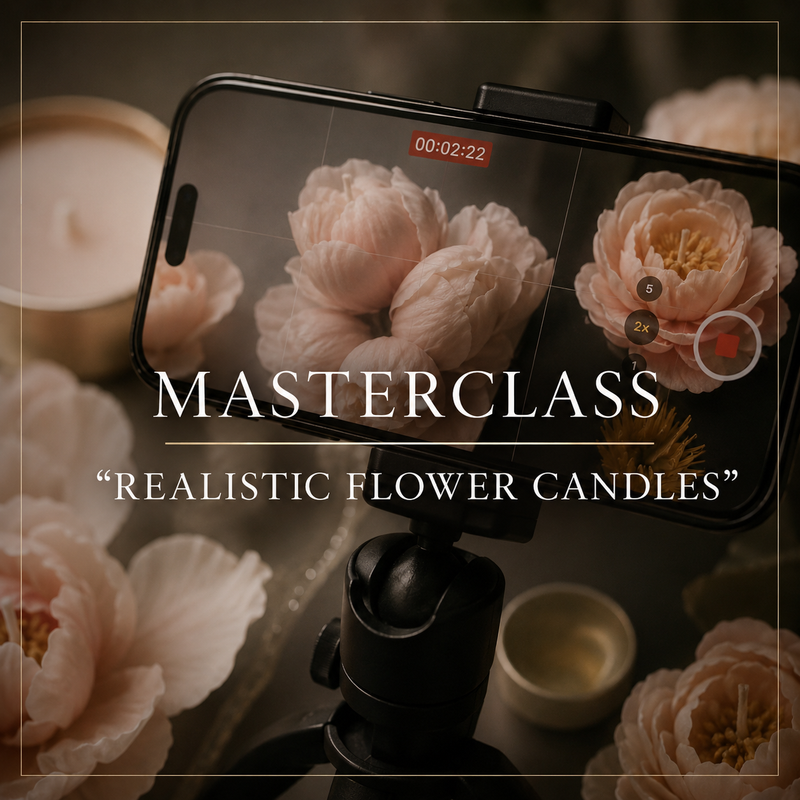 Masterclass "REALISTIC FLOWER CANDLES"