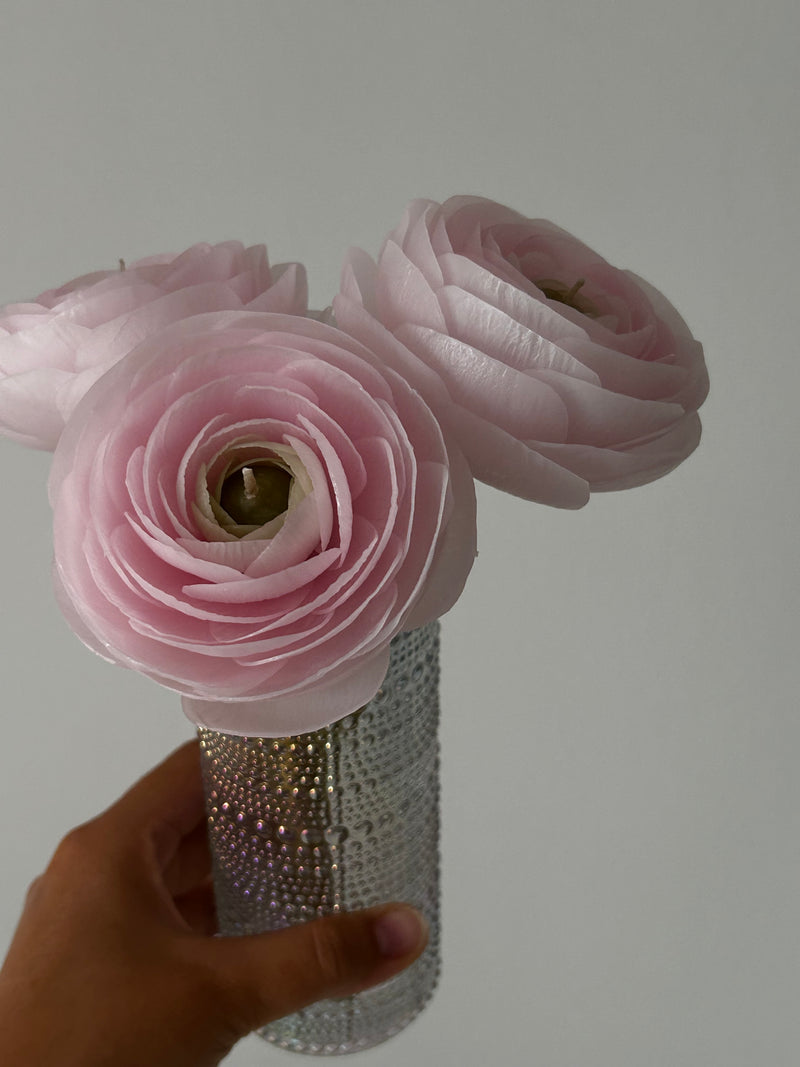 Candle-flower RANUNCULUS ON A STEM / light pink