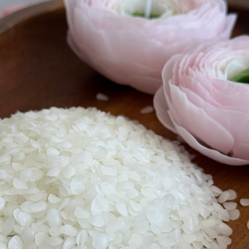 Pure white beeswax pellets - 100% natural (for making flower candles) 1 kg. 500kg. 200kg / 2.2 lb, 1.1lb, 0.44lb