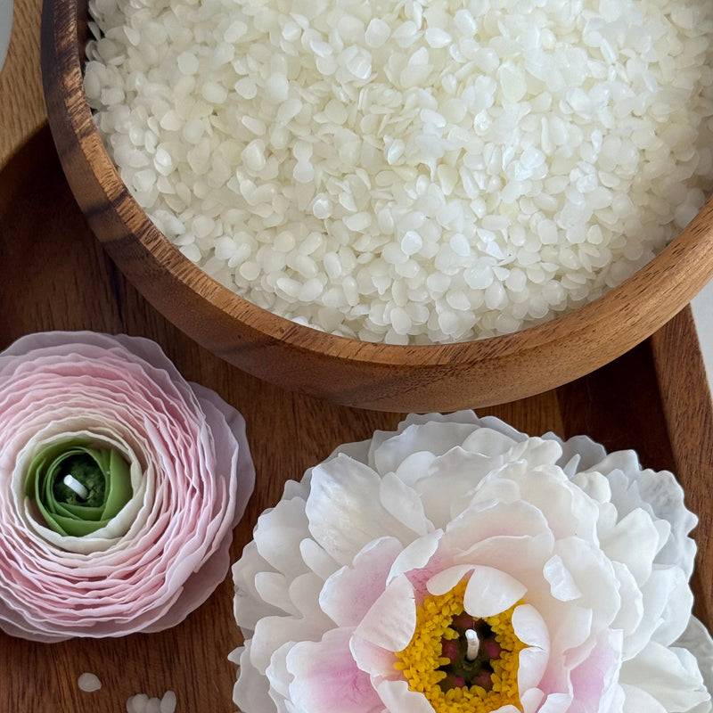 Pure white beeswax pellets - 100% natural (for making flower candles) 1 kg. 500kg. 200kg / 2.2 lb, 1.1lb, 0.44lb