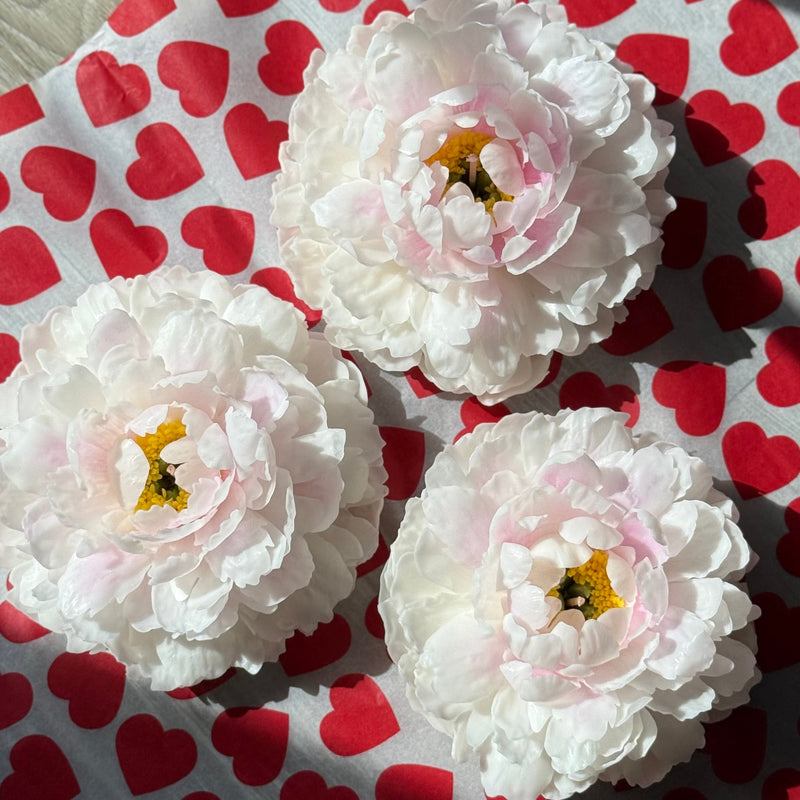 Peony flower candle - gift set for her: bridesmaid gift candle, bride candle gift, birthday gift, wedding, luxury mother day gift