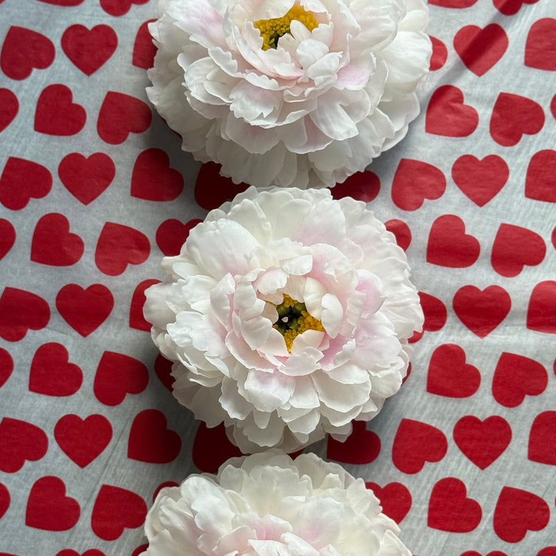 Peony flower candle - gift set for her: bridesmaid gift candle, bride candle gift, birthday gift, wedding, luxury mother day gift
