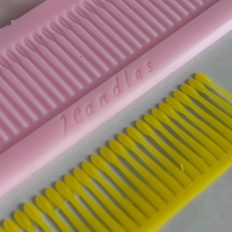 SET OF 2 SILICONE MOLDS: PEONY STAMEN & PEONY CORE