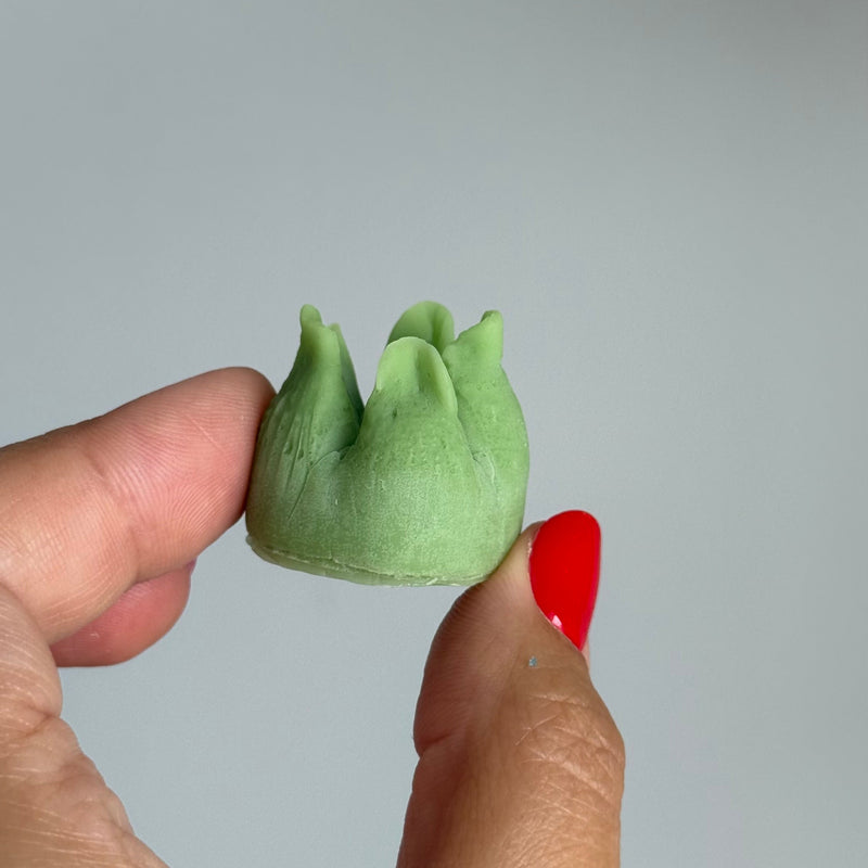 Peony center silicone mold | realistic flower candle mold