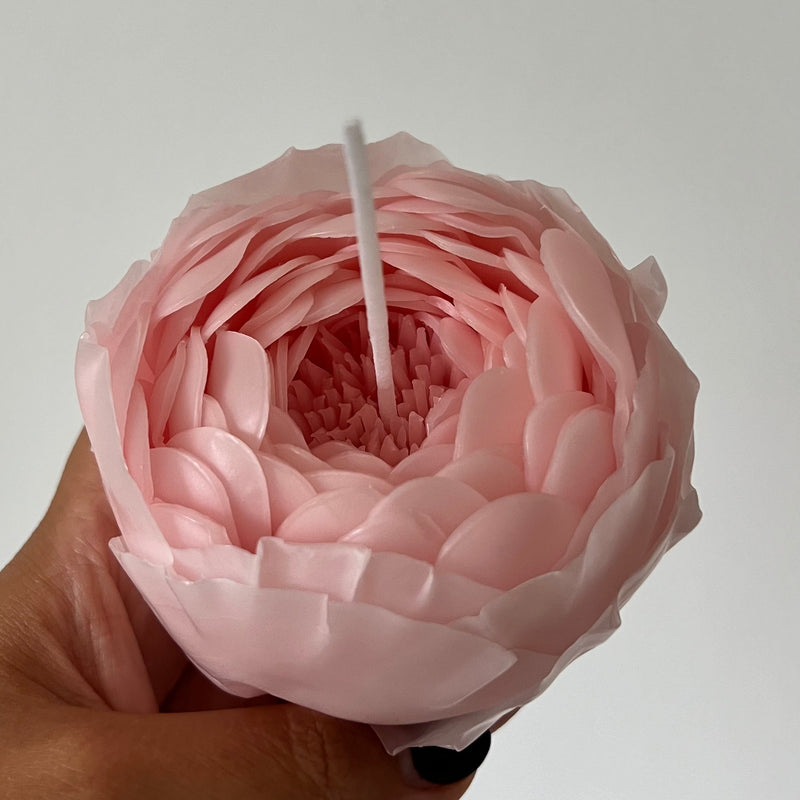 Valentine's day flower candle gift set / flower + heart tray / build your set