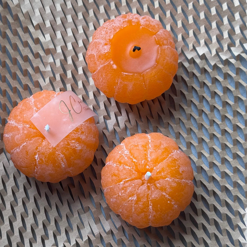 Realistic tangerine candles, wholesale candles, holiday candles, gift, mandarin candles