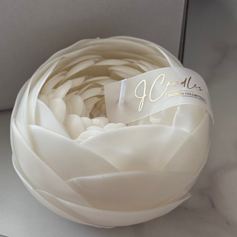 Gift set of 2 peony candles, candle gift, birthday gift