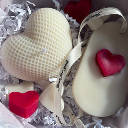 Gift set, gifts for her, candle gift, aromatic sachets, wax melts, olive candles