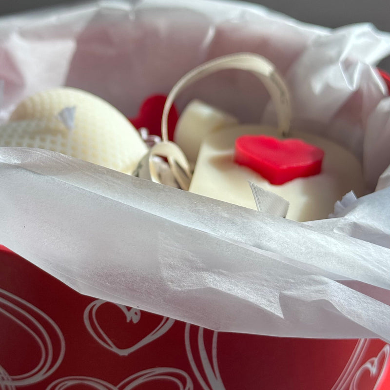 Gift set, gifts for her, candle gift, aromatic sachets, wax melts, olive candles