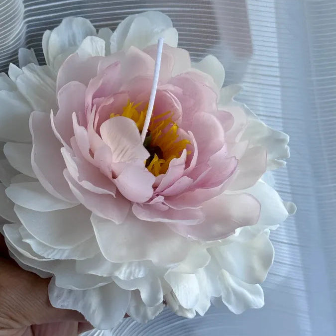 Realistic garden peony