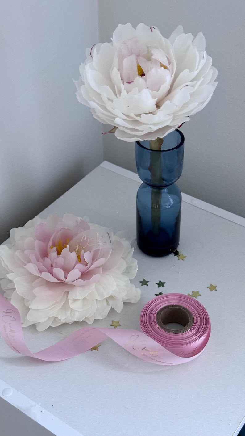 Realistic garden peony