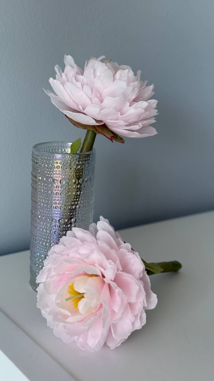 Handmade Beeswax Peony Candle: Unique Flower Gift for Her/ Valentine’s Gift