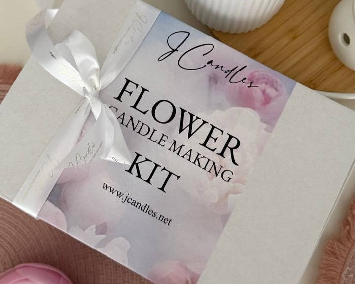 Flower candle making kit