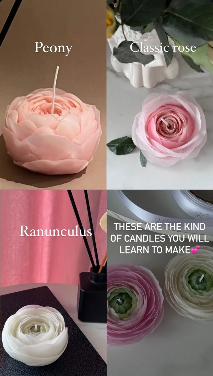 Masterclass COMBO (candle-flower + candle flower on a stem + candle flower dahlia + marketing)